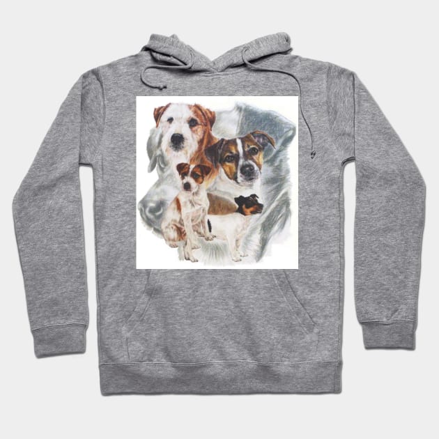 Jack Russell Terrier Medley Hoodie by BarbBarcikKeith